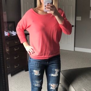 Express Sweater, Coral